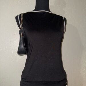 Y2K OOOP-LA Black Sleeveless Top